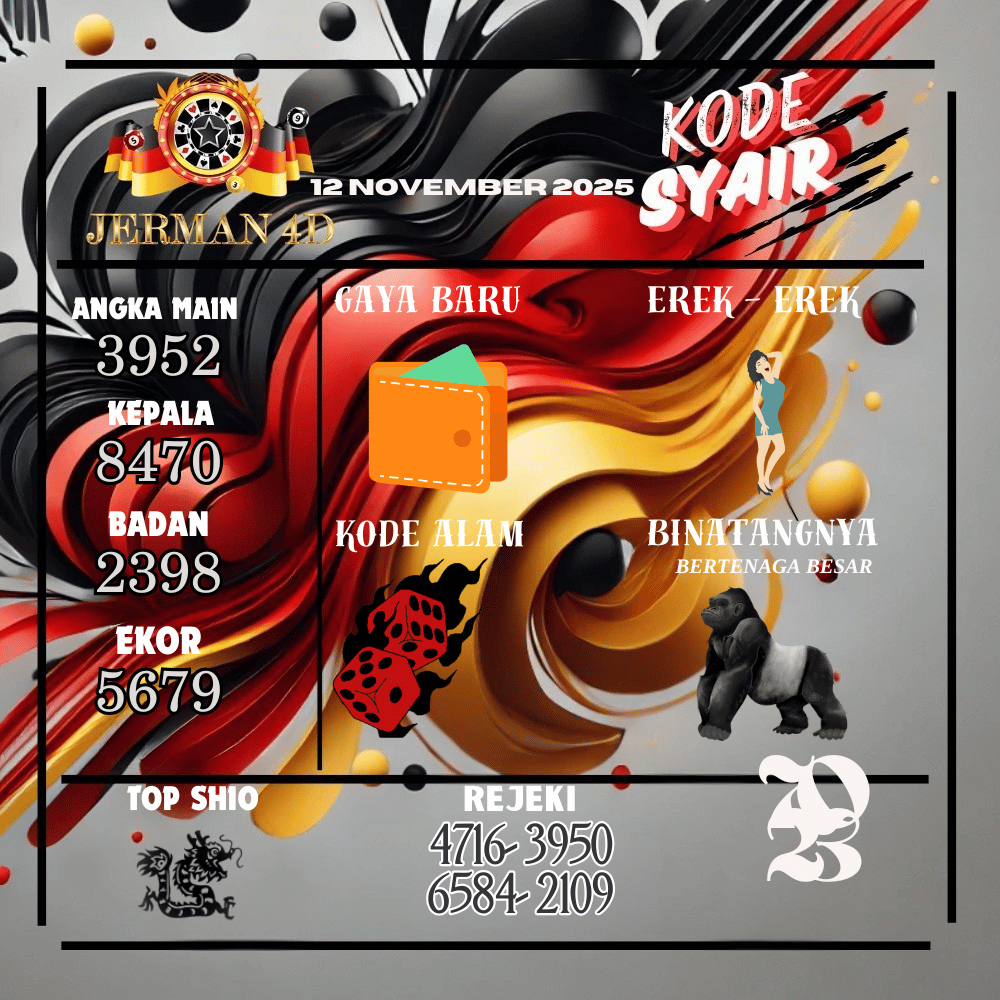 Kode Syair Jerman4D Pools November pools
