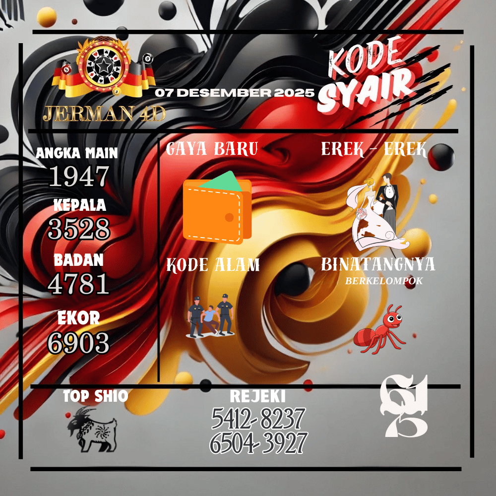 Kode Syair Jerman4D Pools Desember pools
