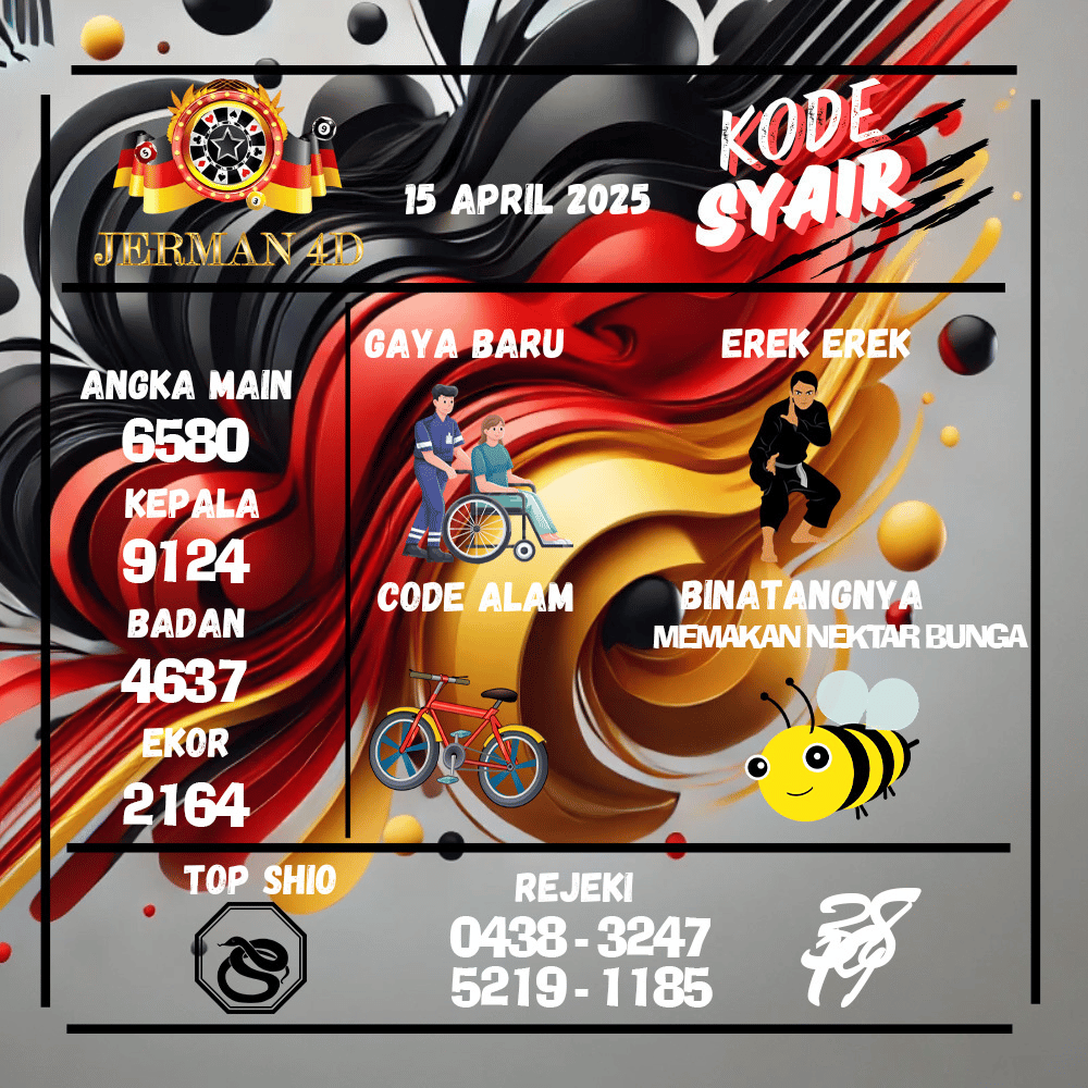 Kode Syair Jerman Pools - April Pools