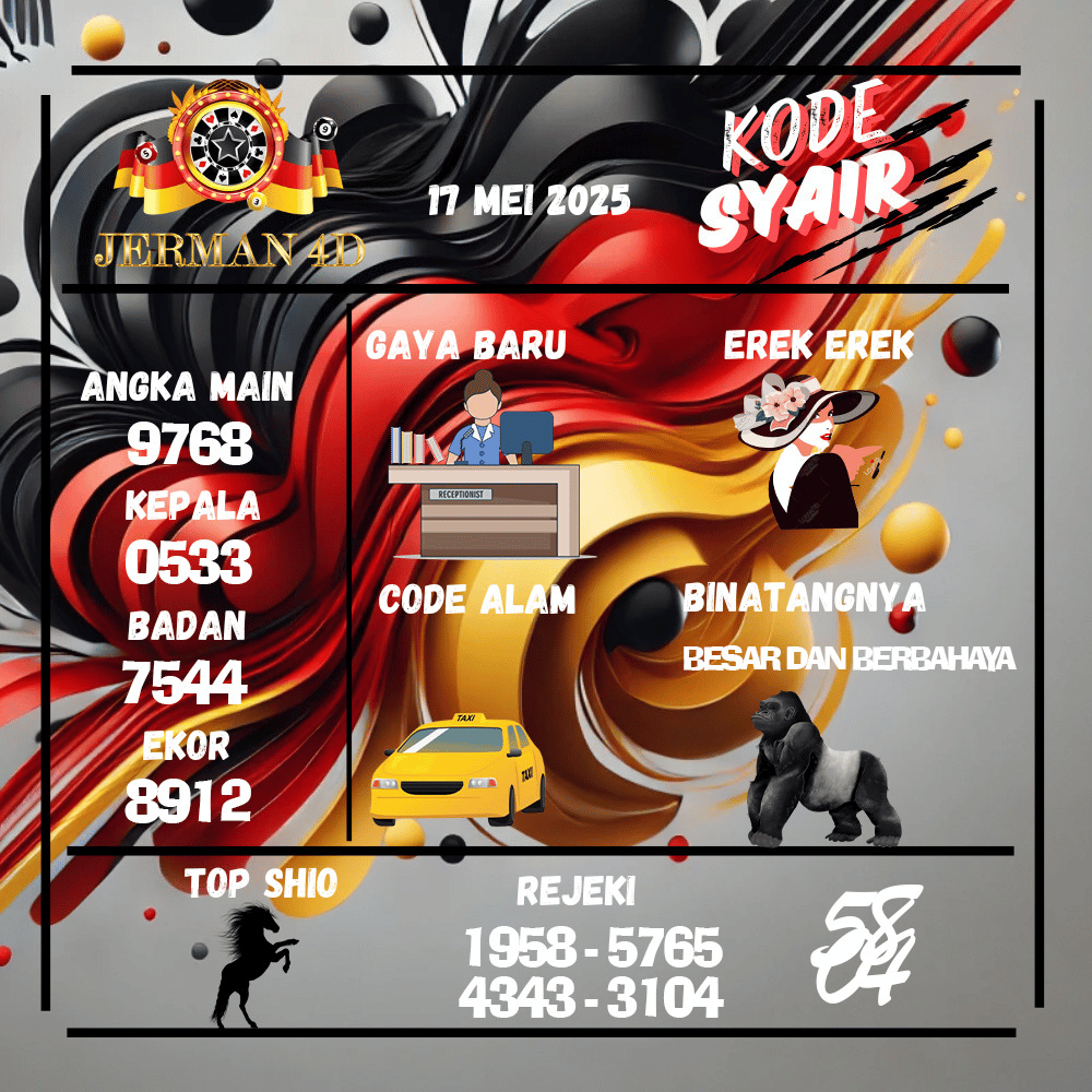 Kode Syair Jerman4D Pools - Mei Pools
