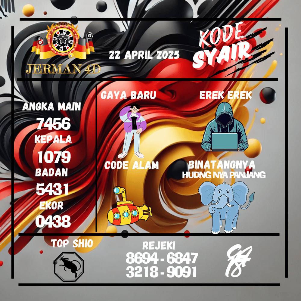 Kode Syair Jerman Pools - April Pools
