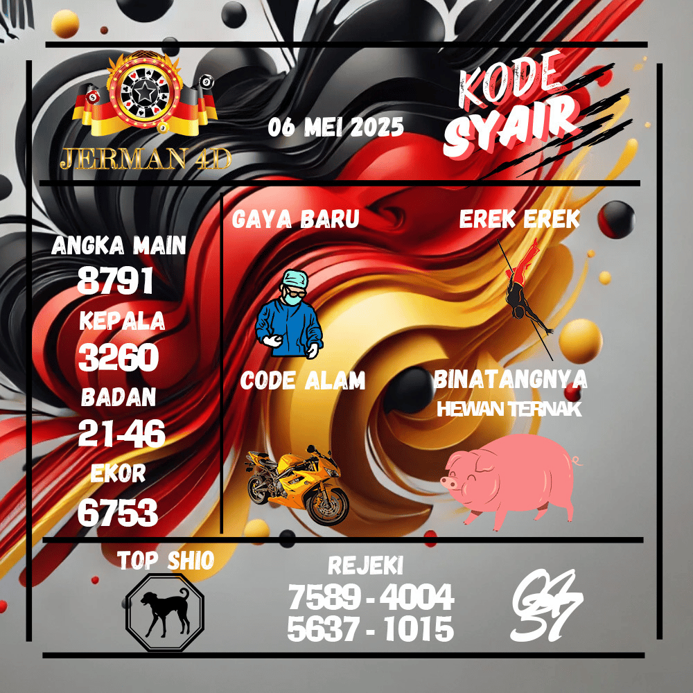 Kode Syair Jerman4D Pools - Mei Pools
