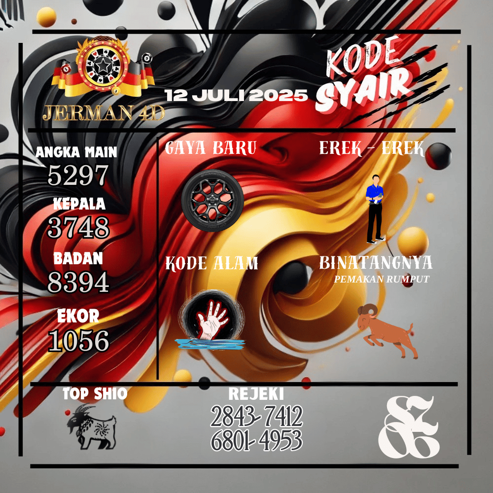 Kode Syair Jerman4D Pools - Juli Pools 
