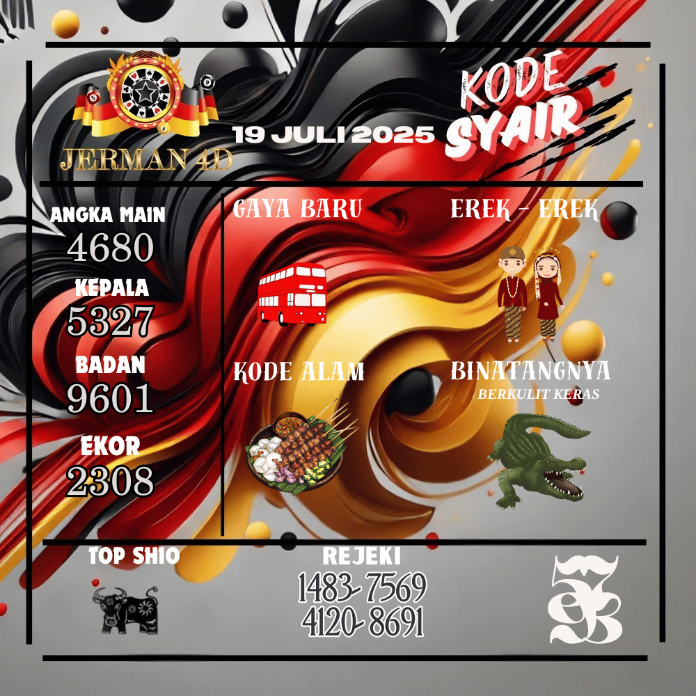 Kode Syair Jerman4D Pools - Juli Pools 
